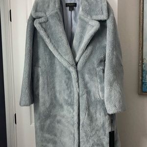 Donna Karan Faux Fur Coat